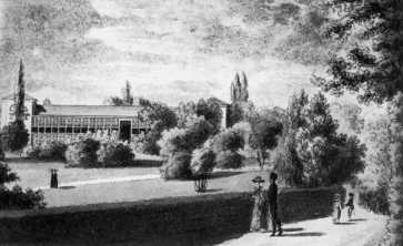 Az Orczy-kert, 1827, illusztrci Tomala Ferdinnd vroslersbl