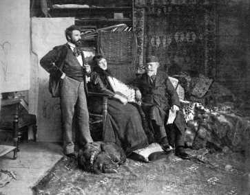 A Feszty-mteremben: Jkai, Fesztyn Jkai Rza s a fest